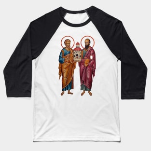 Saint Peter and Saint Paul Baseball T-Shirt